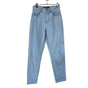 Afends light wash high rise jeans